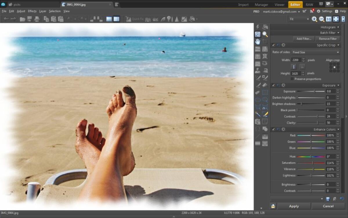 Convertire, Modificare ed applicare Effetti su Windows con Zoner Photo Studio 16 Pro gratis - 