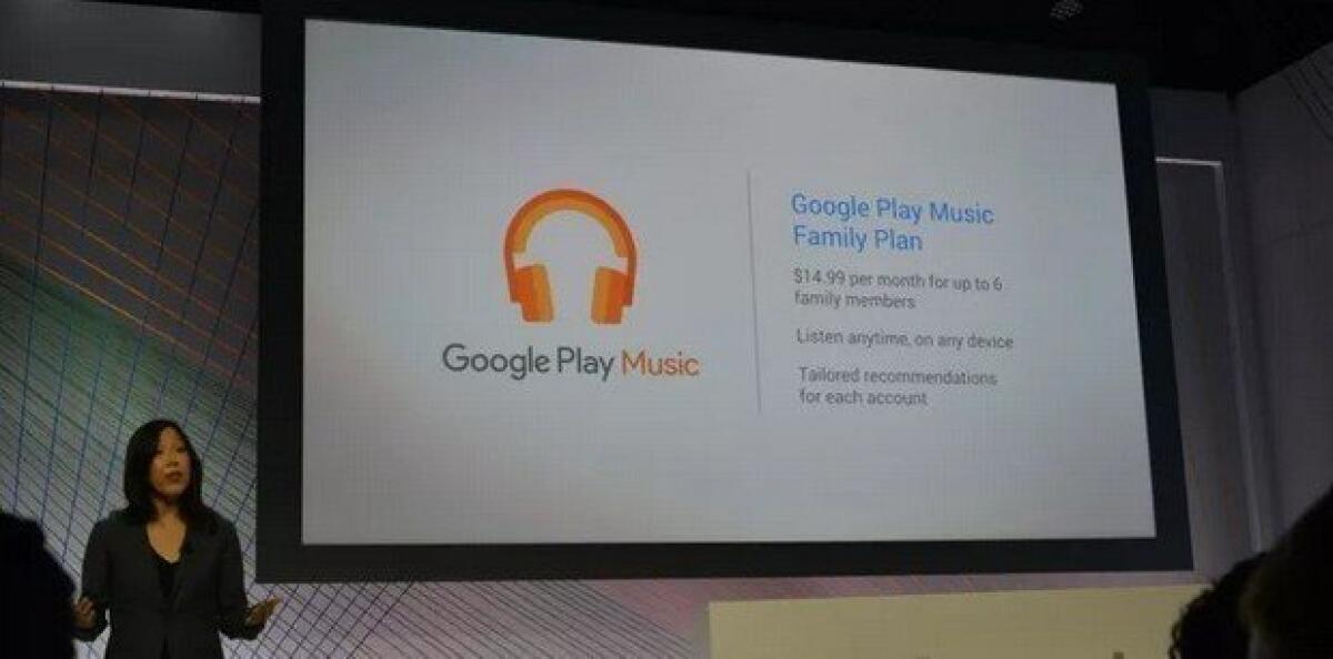 Google Play Music family plan: musica in streaming a 15$ al mese per 6 account - 