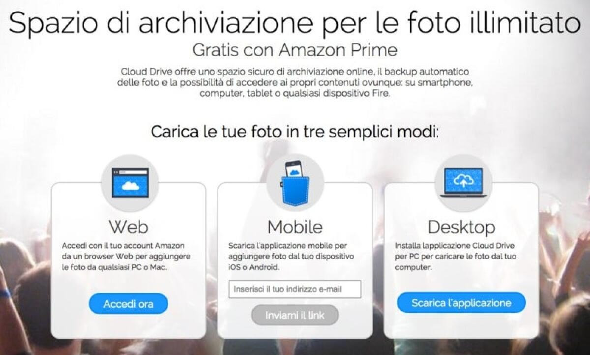 Amazon Prime Foto: backup illimitato per le foto - 