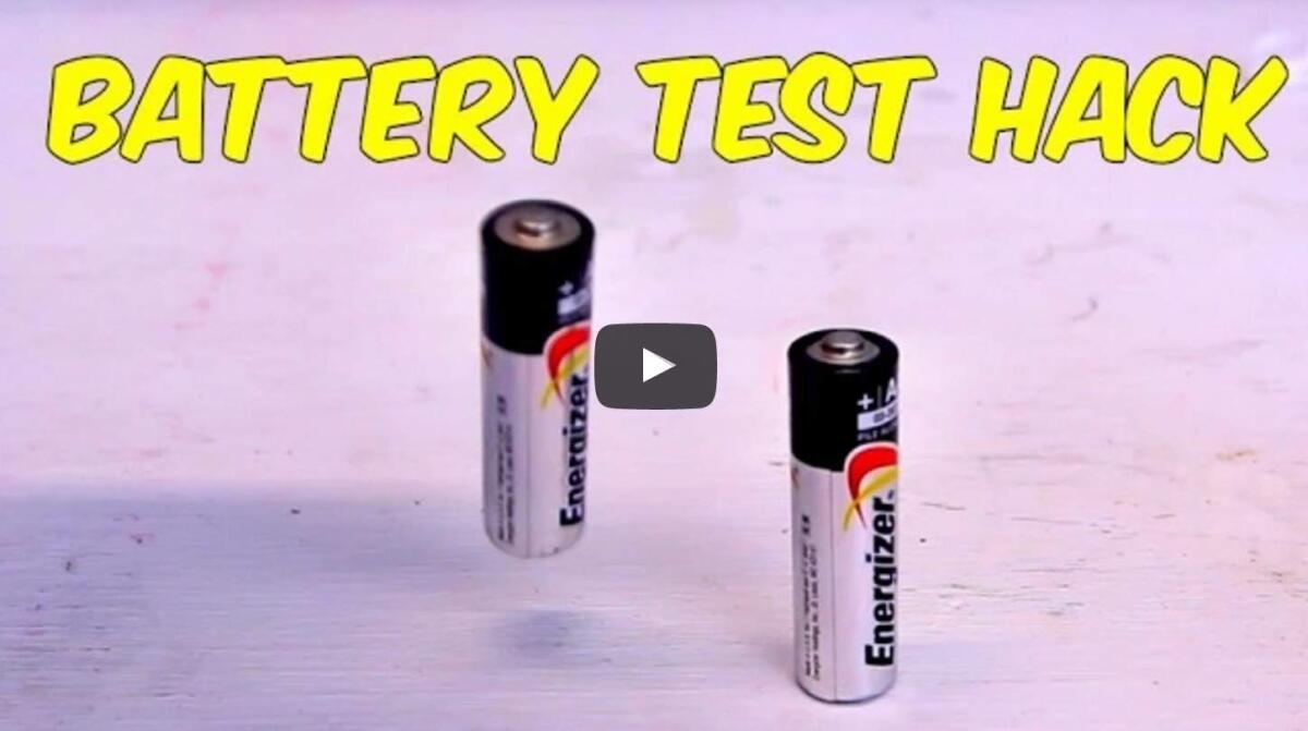 Trucco Definitivo Per Capire Se Una Pila è Carica O Scarica [Video Incredibile] - 