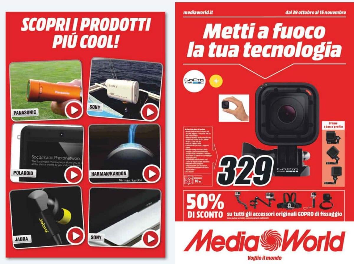 Volantino MediaWorld Novembre 2015: Metti a fuoco la tua tecnologia - 