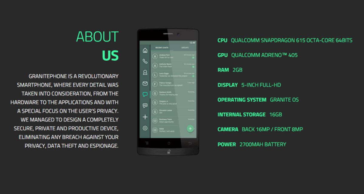 Archos GranitePhone: Lo smartphone sicuro - 