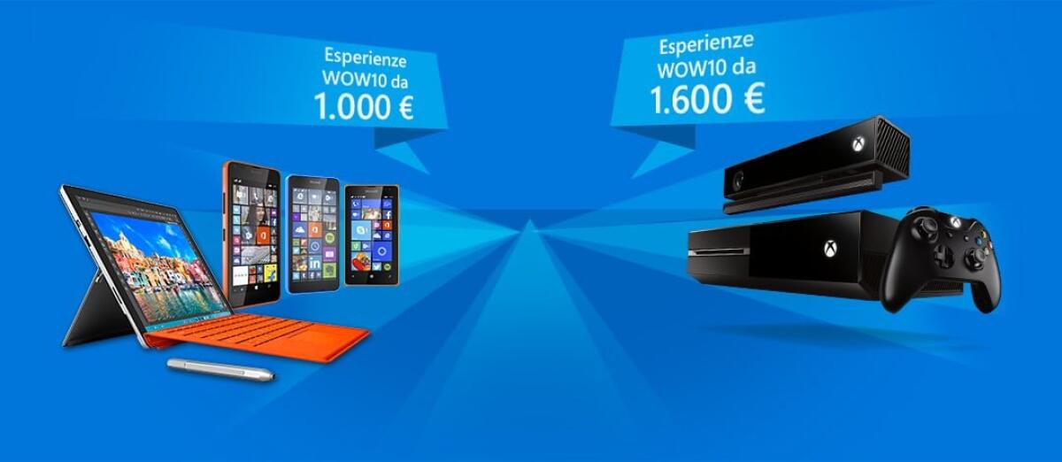 Concorso WOW 10: Microsoft regala Surface, Lumia e Xbox One - 