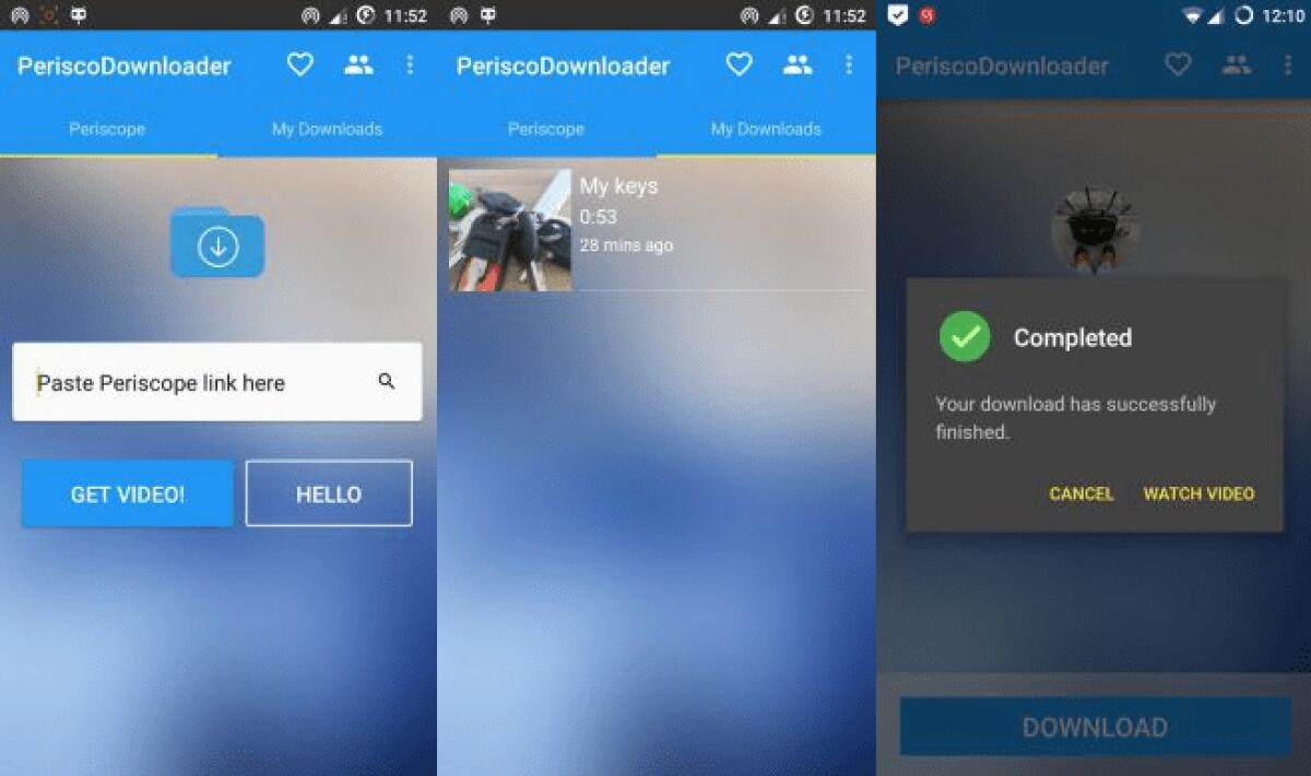 Scaricare video da Periscope con PeriscoDownloader per Android - 