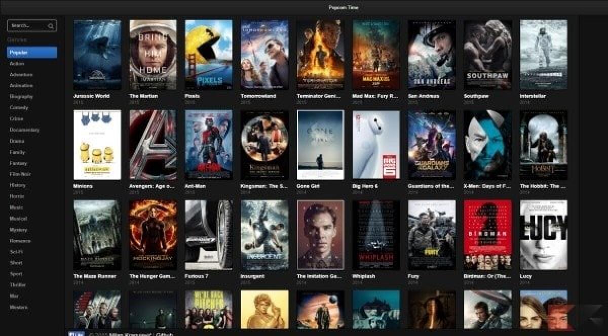 Guardare Film in streaming online con Popcorn Time - 