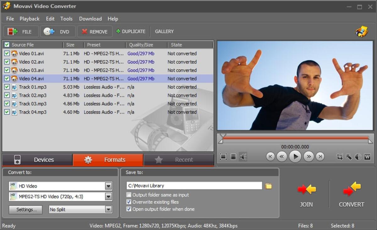 Convertire Video in migliaia Formati differenti - 