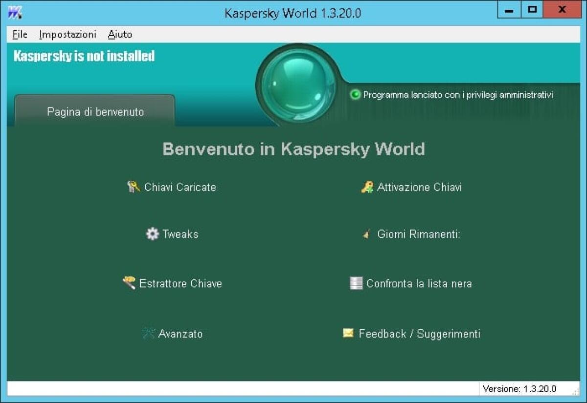 [Il programmi dei pirati] Come attivare tutte le versioni di Kaspersky gratis - 