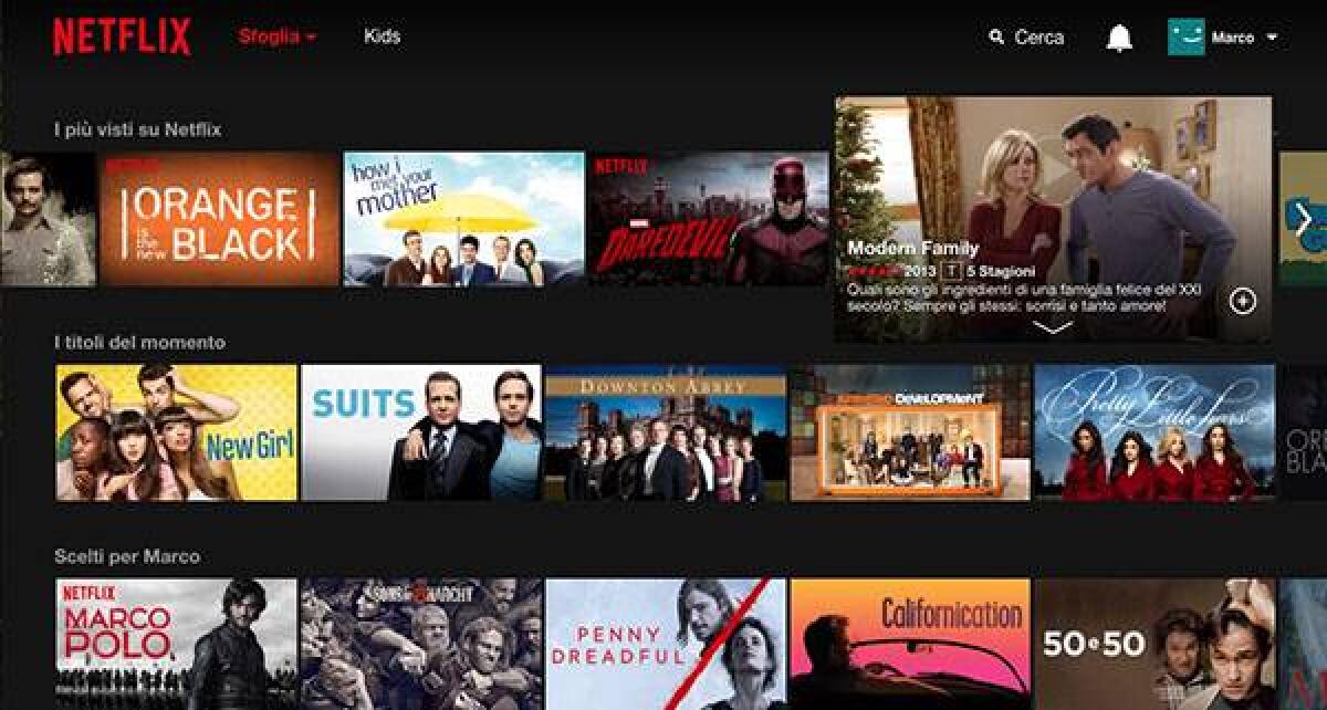 Quanta banda internet serve per usare Netflix? - 