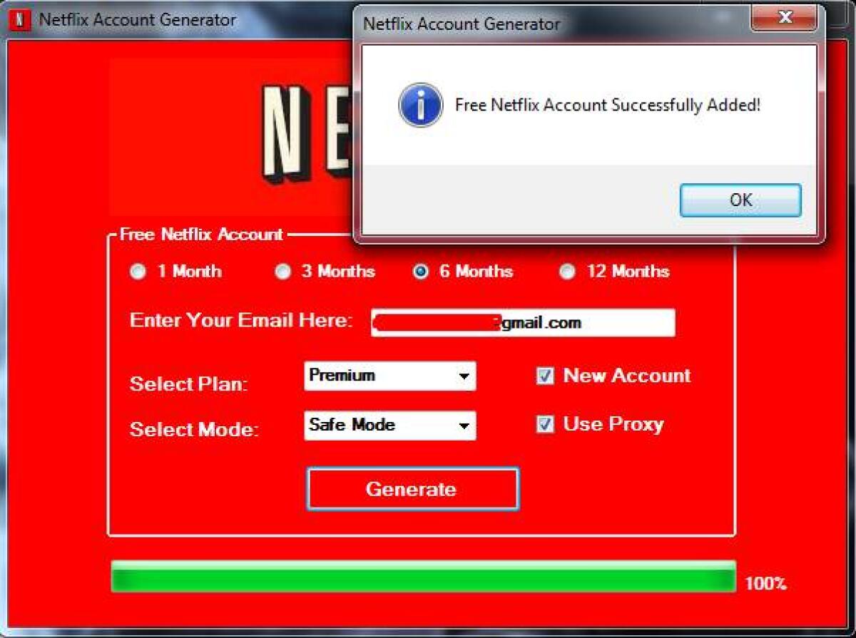 Come avere Netflix gratis: Netflix Premium Generator - 