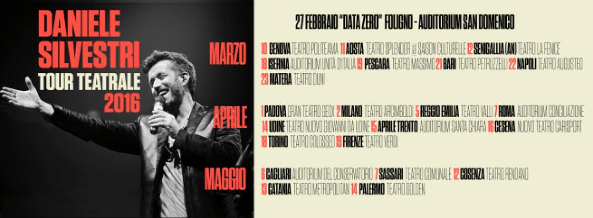 Daniele Silvestri Tour 2016: date, scaletta, dove comprare biglietti - 