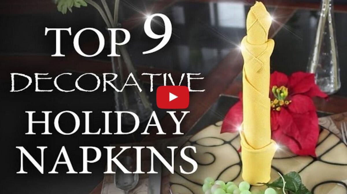 Sapresti piegare i tovaglioli in questo modo? [Video] - 