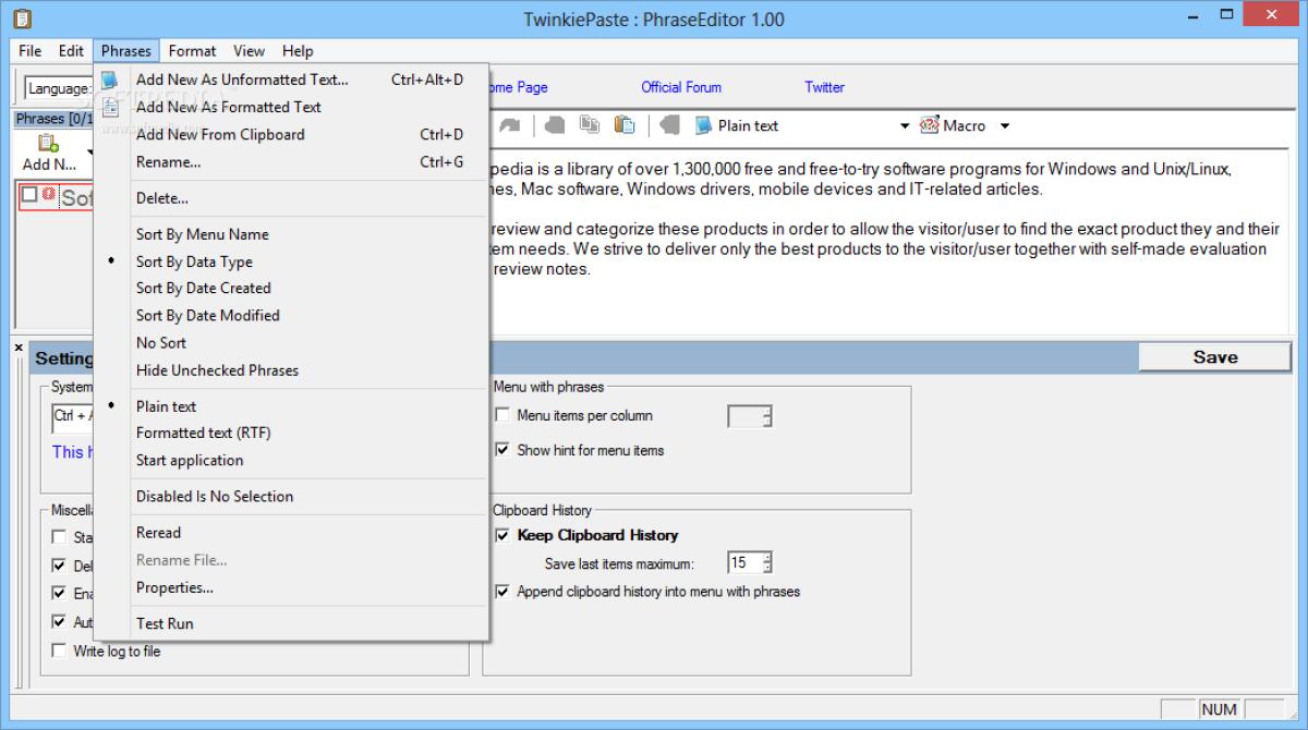 TwinkiePaste ti aiuta a digitare il testo in maniera rapida in quasi tutte le applicazioni - 