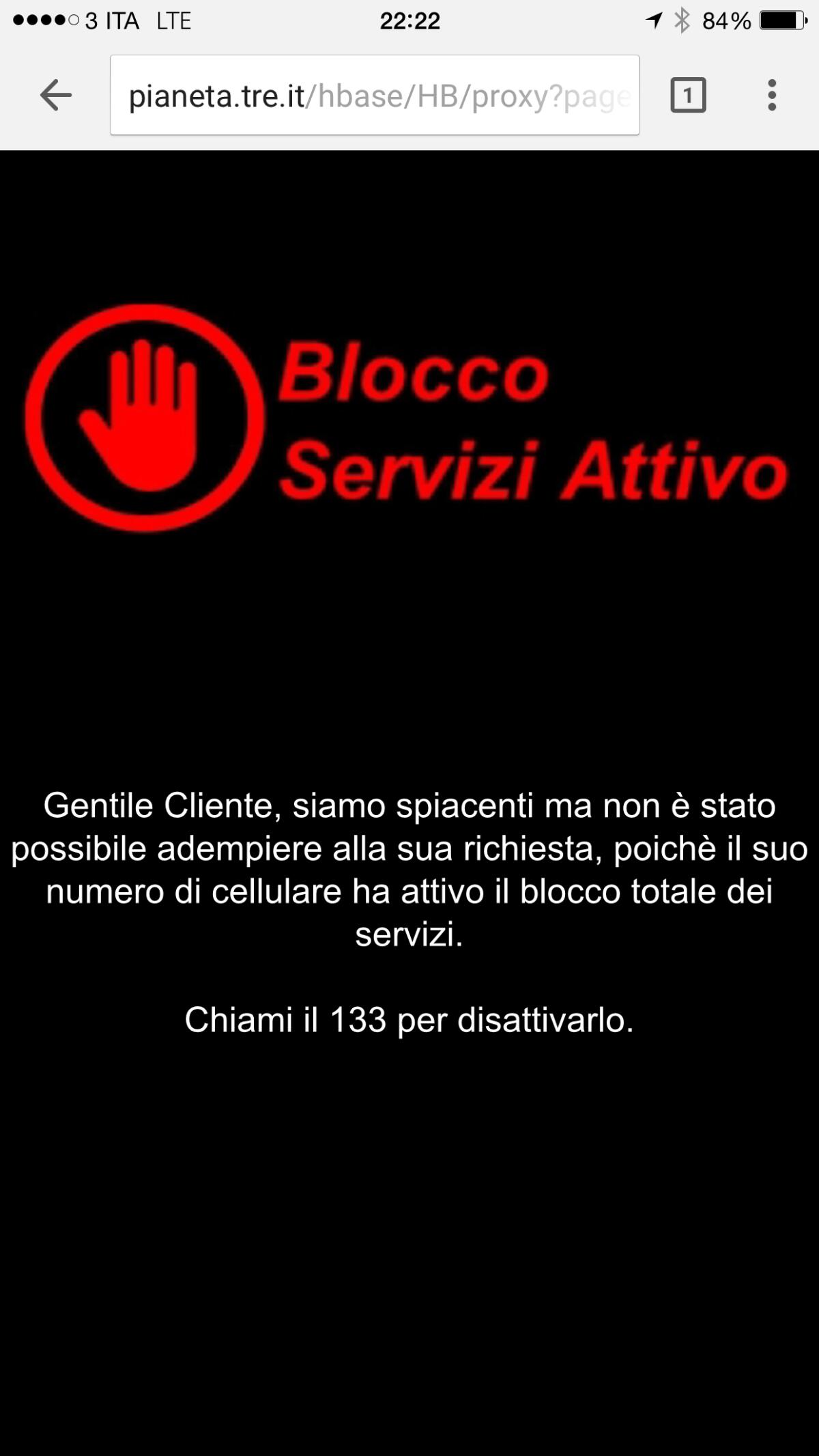 Bloccare servizi indesiderati e a pagamento con 3 - 