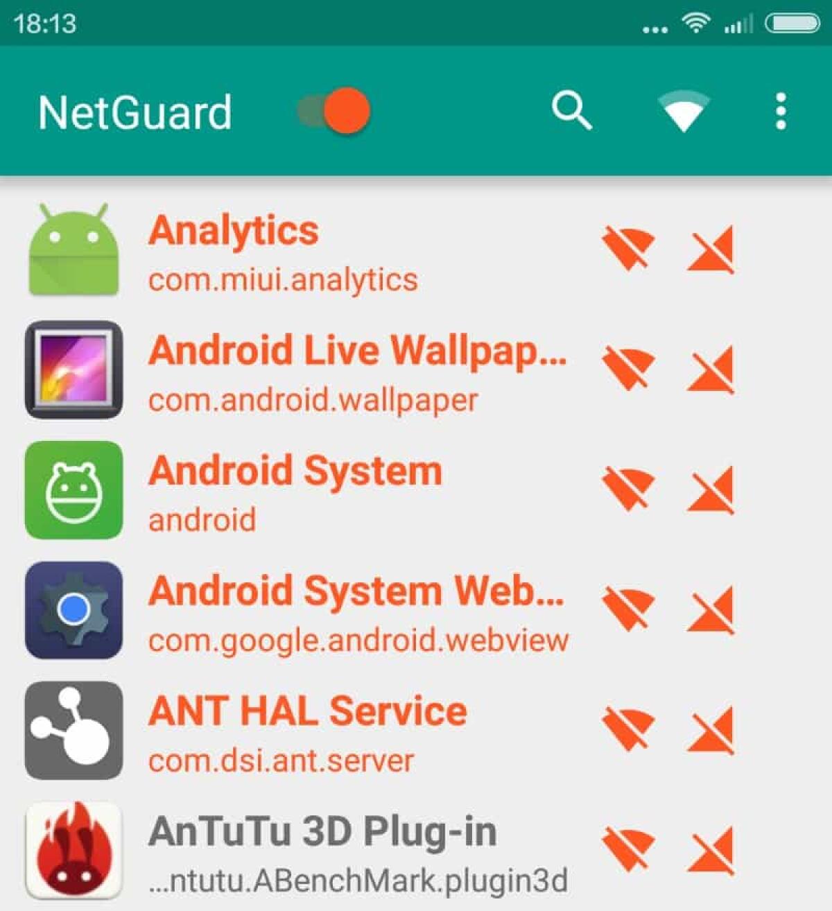 Firewall per Android per gestire i permessi delle App senza ROOT - 