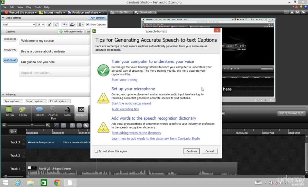 Guida su come fare i Video Tutorial ed usare Camtasia per Windows - 