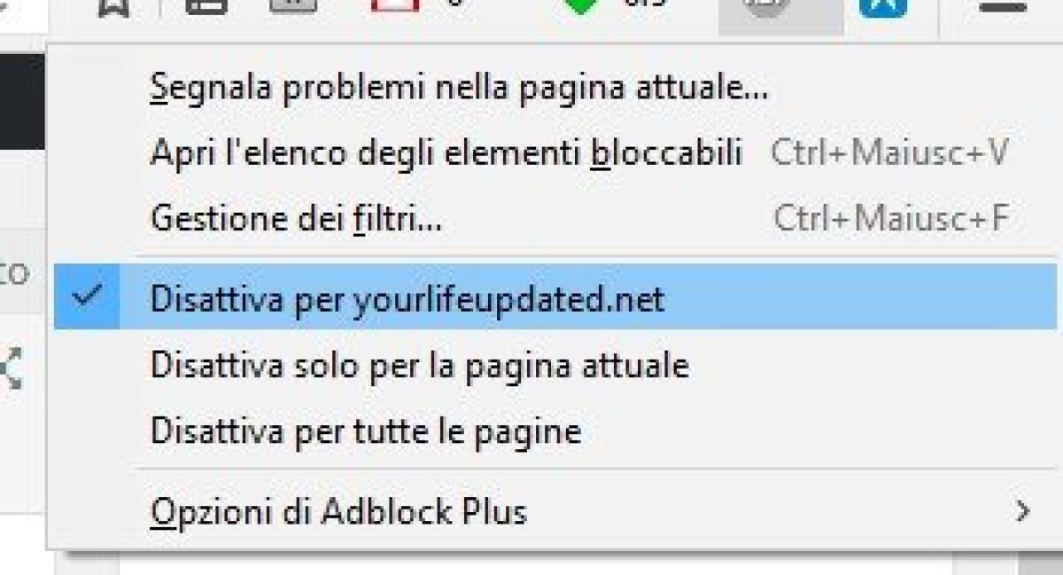 Come disattivare AdBlock solo su alcuni siti - 