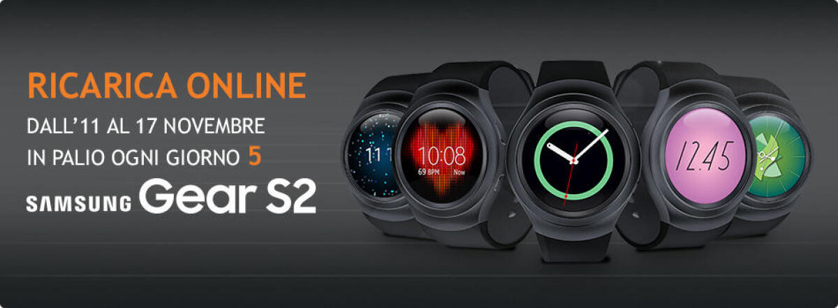 Wind regala 5 Gear S2 al giorno ricaricando da app o su Wind.it - 