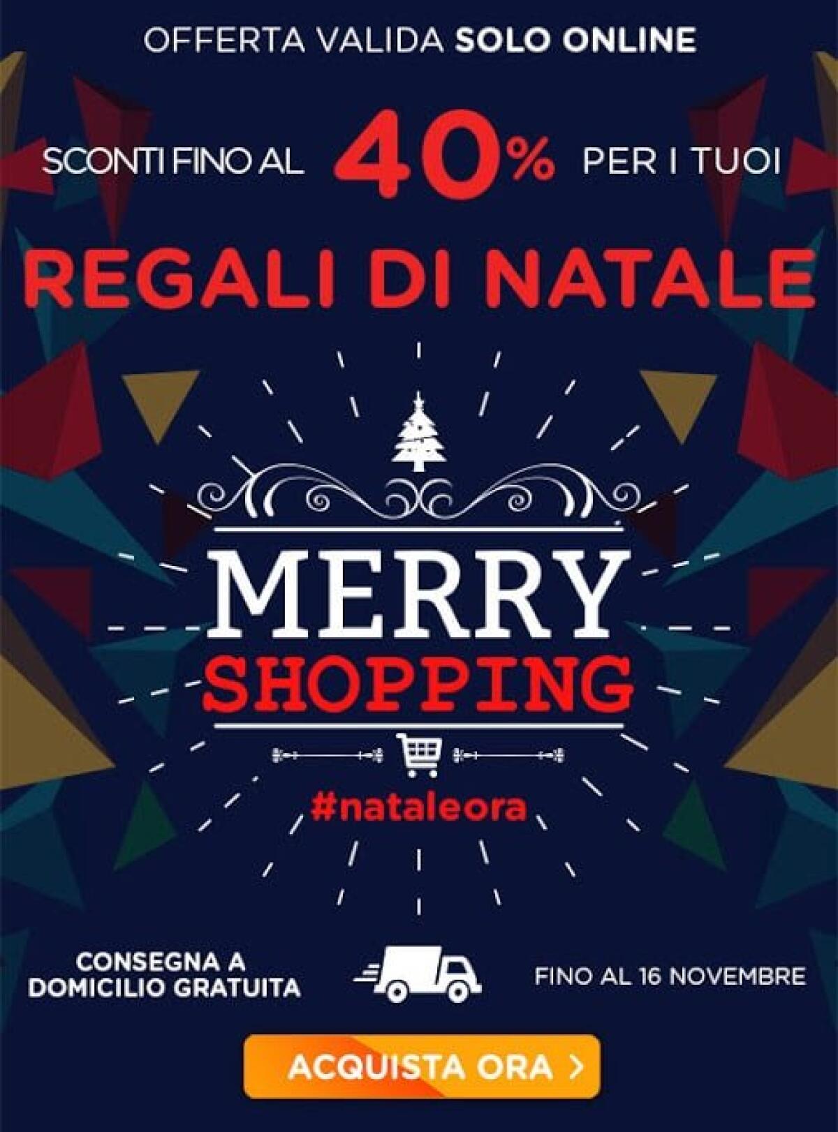 REGALI DI NATALE sul sito di UNIEURO con sconti fino al 40% e consegna gratuita - 