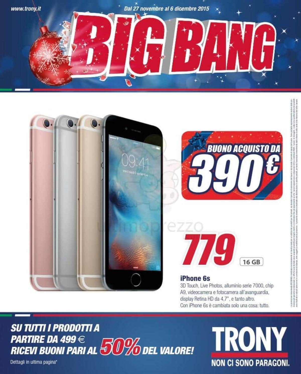 Il BIG BANG arriva da Trony con buoni sconto del 50% su tutto - 