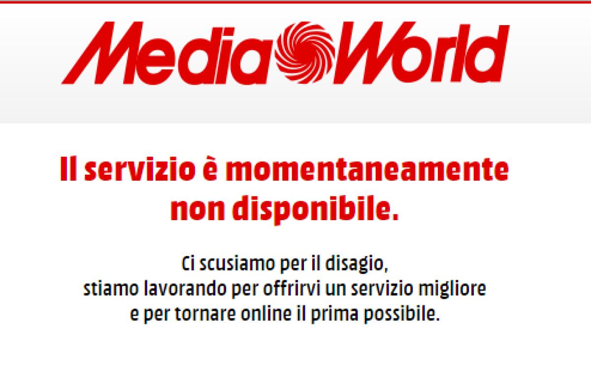 Black Friday il sito MediaWorld è Offline - 