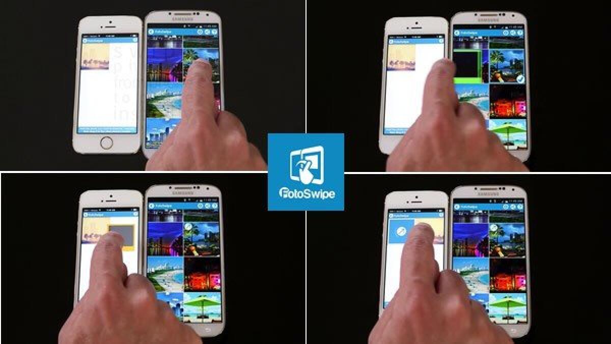 Trasferire foto da Android ad iOS con un gesto - 