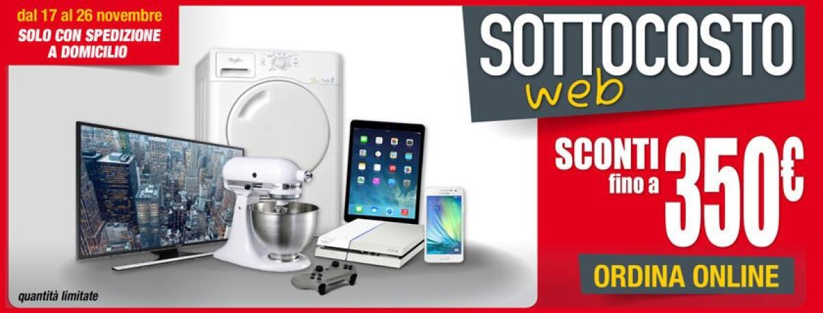 SOTTOCOSTO WEB da COMET con tantissime offerte molto interessanti - 