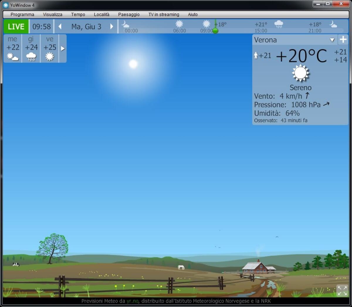 Come avere le previsioni Meteo come screensaver o sfondo su Windows - 