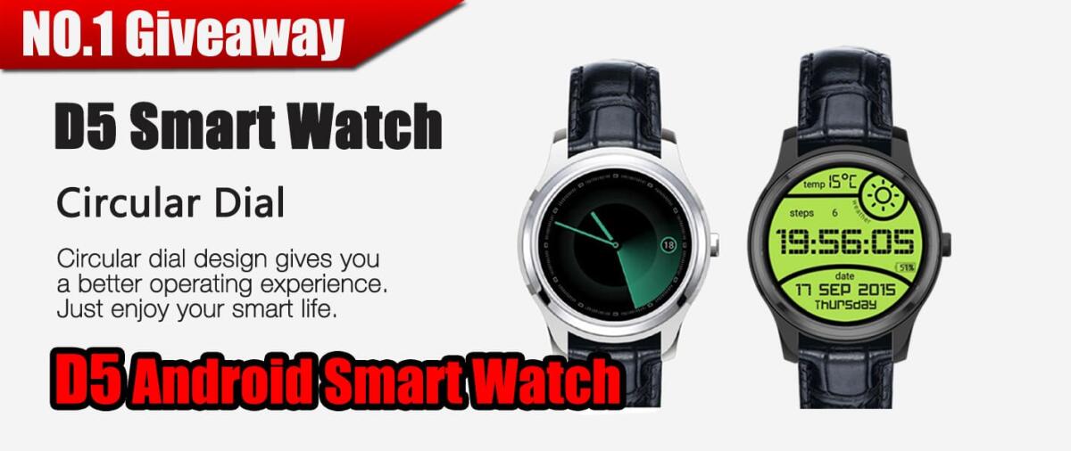NO. 1 mostra in video il suo smartwatch circolare D5 - 