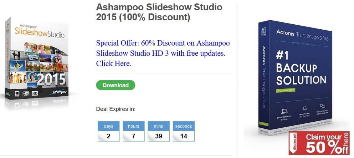 Giveaway Natale 2015: Download Ashampoo Slideshow Studio 2015 Gratis - 