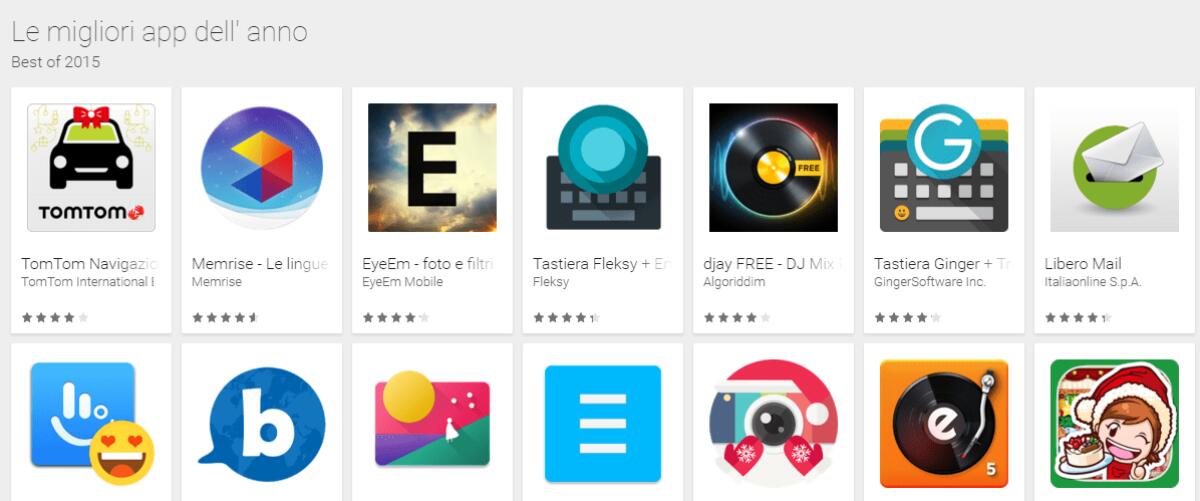 Le migliori applicazioni Android del 2015 - 