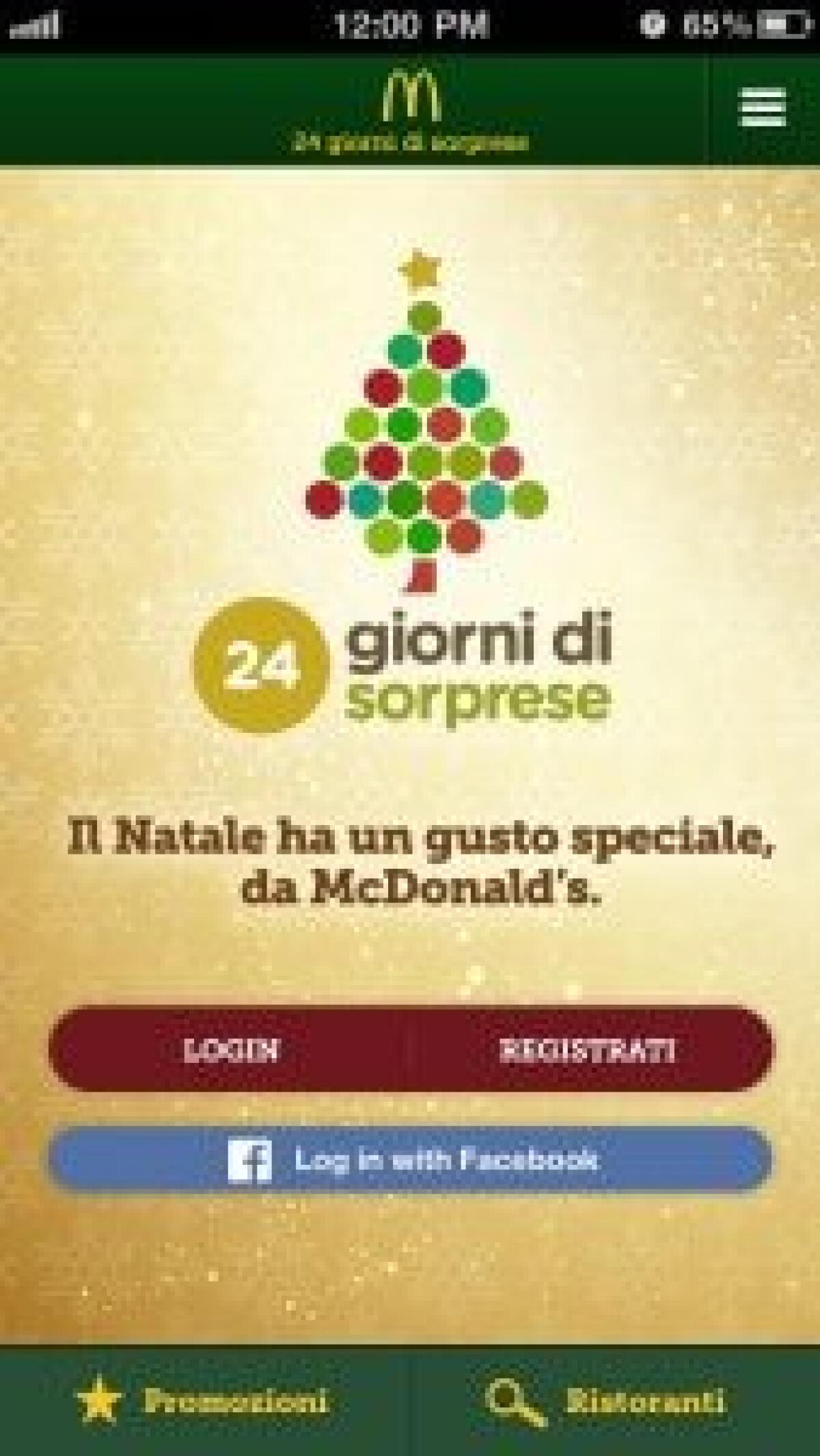 I regali e le offerte di McDonald’s per Natale 2015 - 