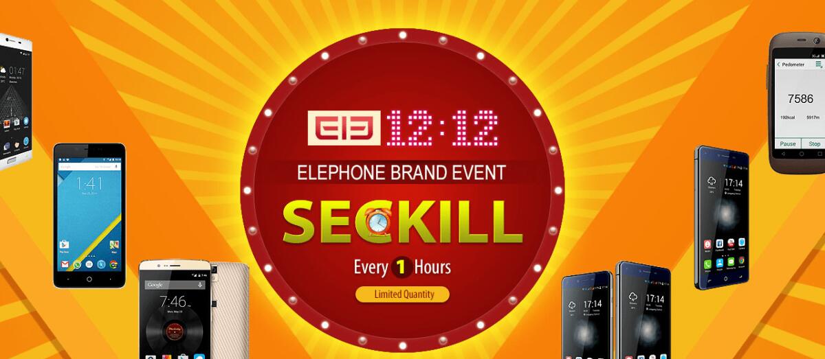 Diversi smartphone Elephone in offerta a 10 euro dalle 8 del mattino - 