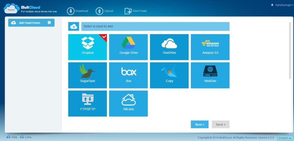 #MultCloud: Gestire tutti gli account Cloud come #Dropbox, #Box, #OneDrive, #GoogleDrive e molti altri da un unico sito - 