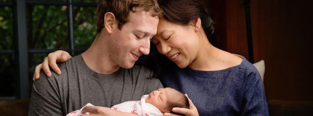 Mark Zuckerberg annuncia la nascita della figlia Max - 