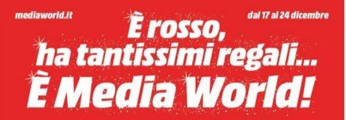 Volantino MediaWorld fino a Natale 2015 - 