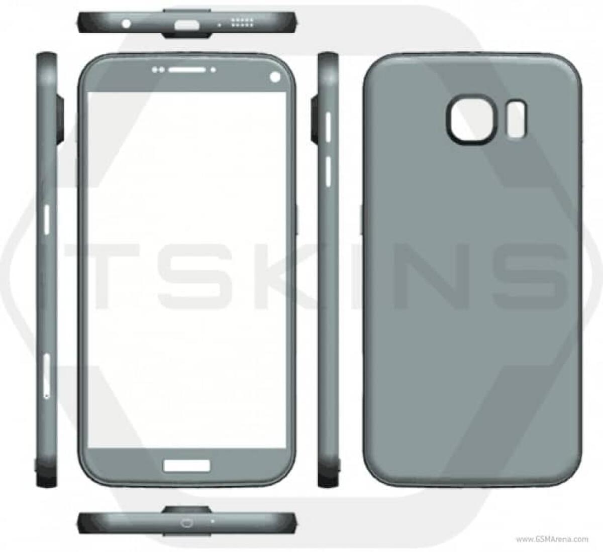 Ecco il render del Galaxy S7 nelle prime cover - 