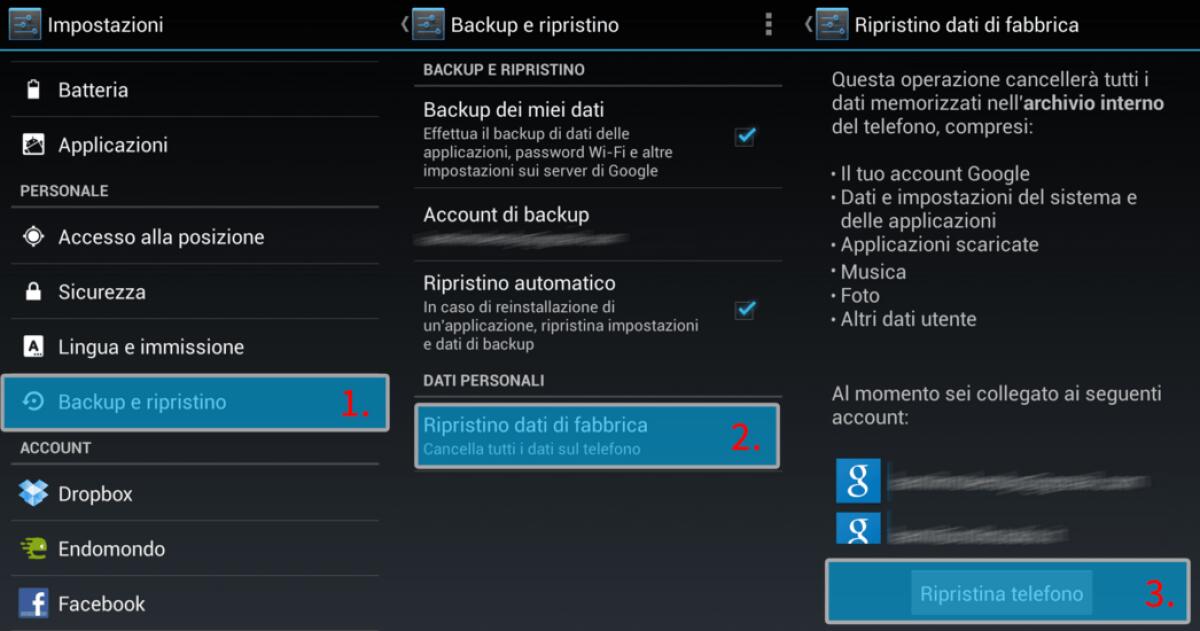 Come formattare e fare l'Hard Reset su #Android [Tutorial] - 