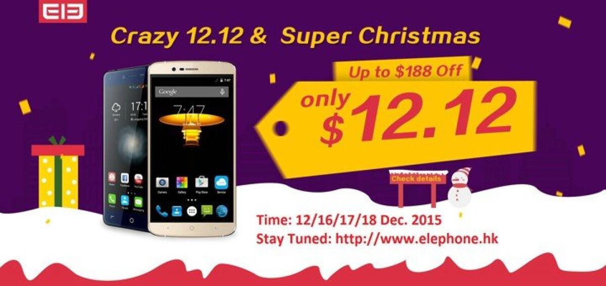 Smartphone a partire da 12 dollari sul sito Elephone da domani mattina alle 8 - 