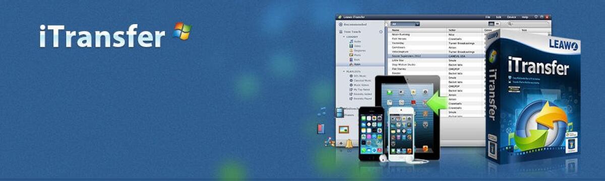 Leawo iTransfer: Trasferire dati tra dispositivi iOS, iTunes e PC facilmente - 