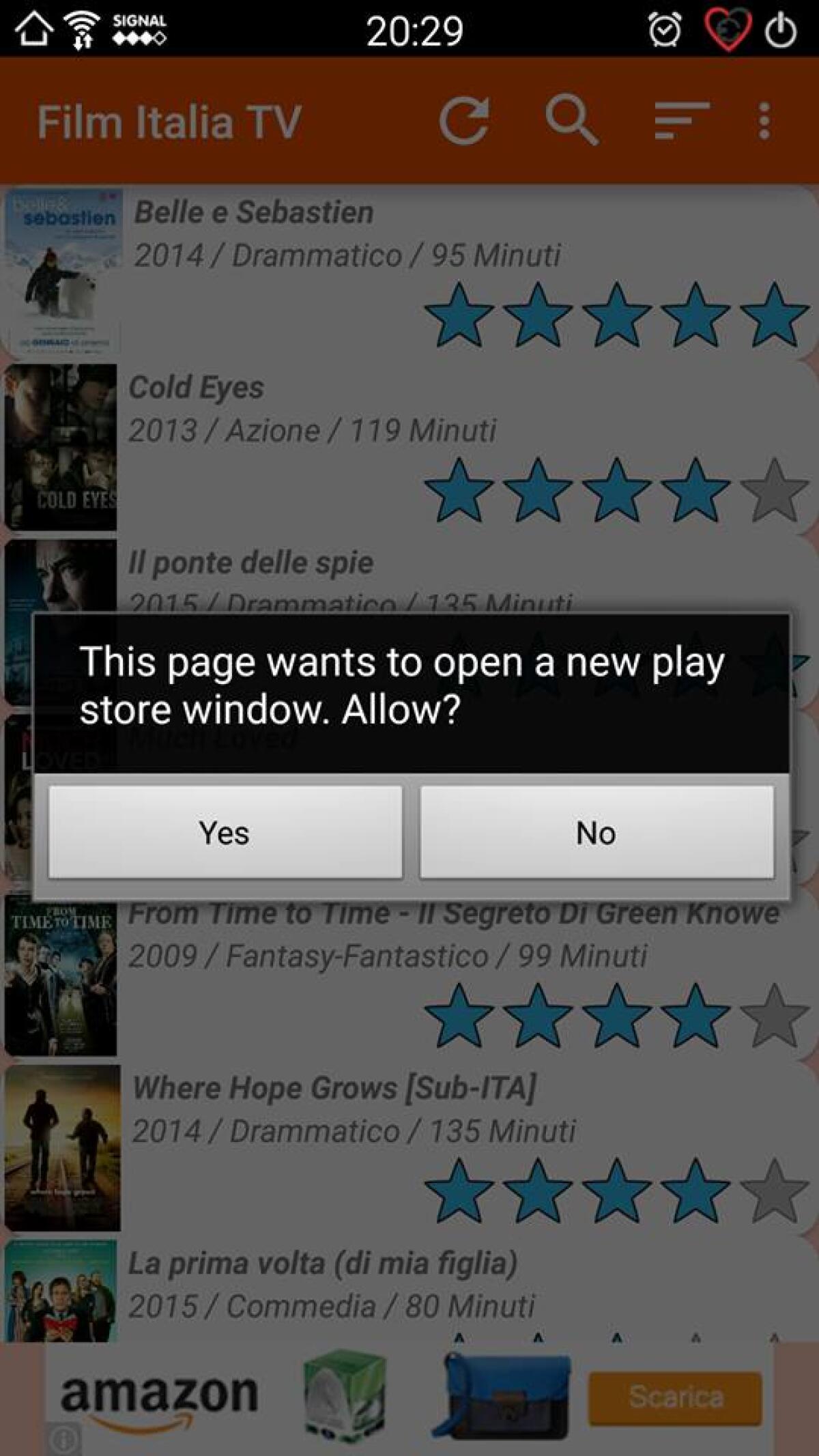 Come vedere film in streaming su Android con l'app Film Italia TV - 