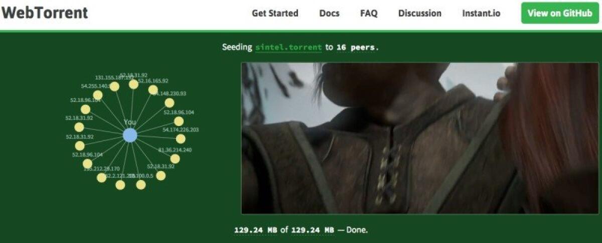 Scaricare Torrent senza client con WebTorrent - 