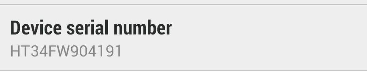 Decifrare Seriale HTC per sapere tutte le informazioni dettagliate - 
