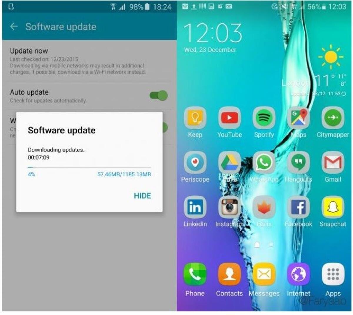 Download e Guida installazione Android 6 Marshmallow su Galaxy S6 e Galaxy S6 Edge - 