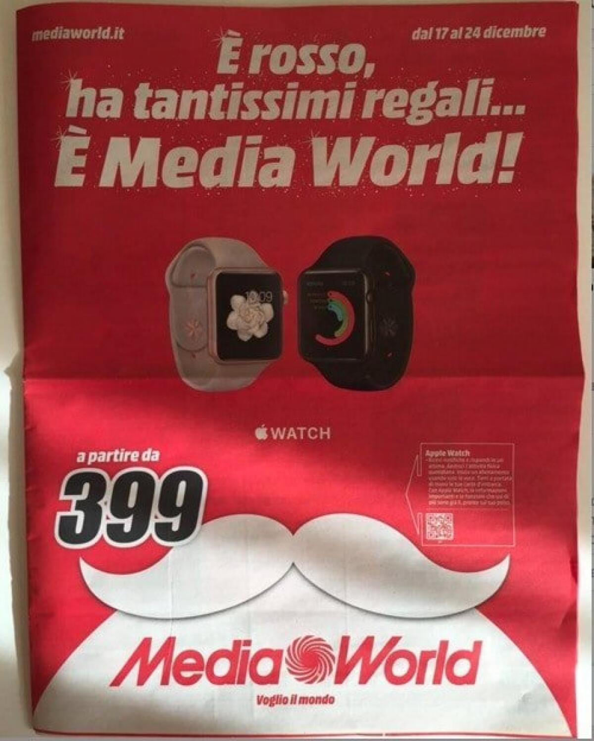 Volantino MediaWorld Natale 2015 dal 17 al 24 Dicembre - 