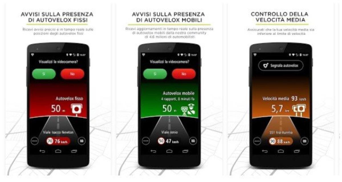 Migliore app per Alert Autovelox su Android - 