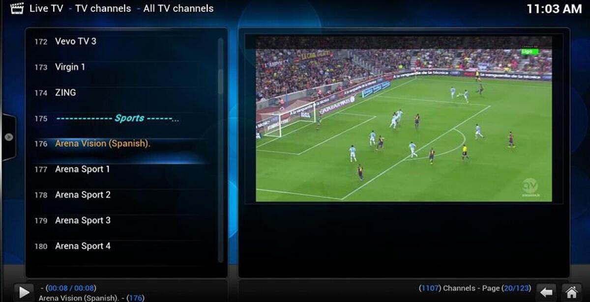 Guardare televisione su PC con Kodi: oltre 450 canali in streaming gratis - 