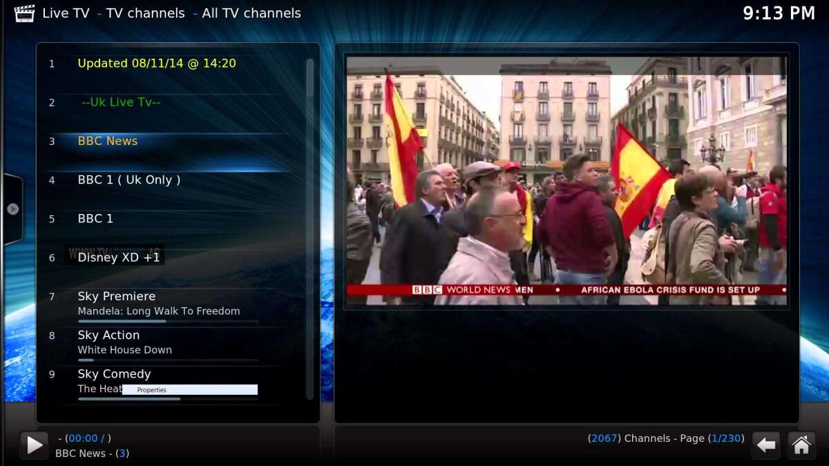 Liste IPTV aggiornate a Gennaio 2016 per SmartTV, Kodi ed IPTV Client - 