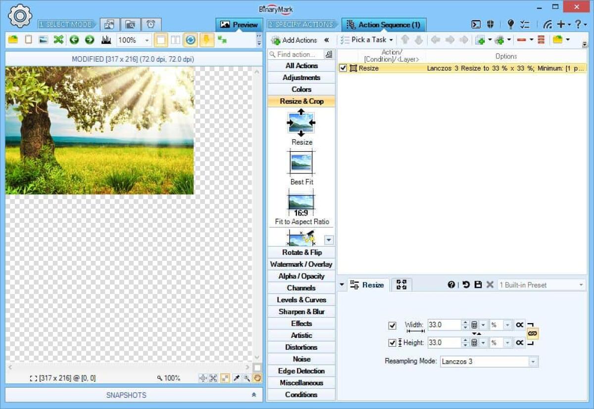 Ridimensiona, ritaglia e converti foto in modalità batch con Batch Image Resizer gratis - 