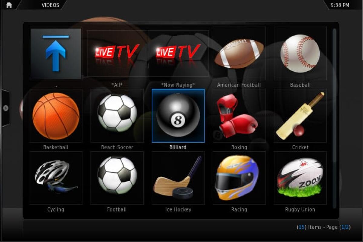 Addons Kodi per vedere tutto lo sport in streaming gratis - 