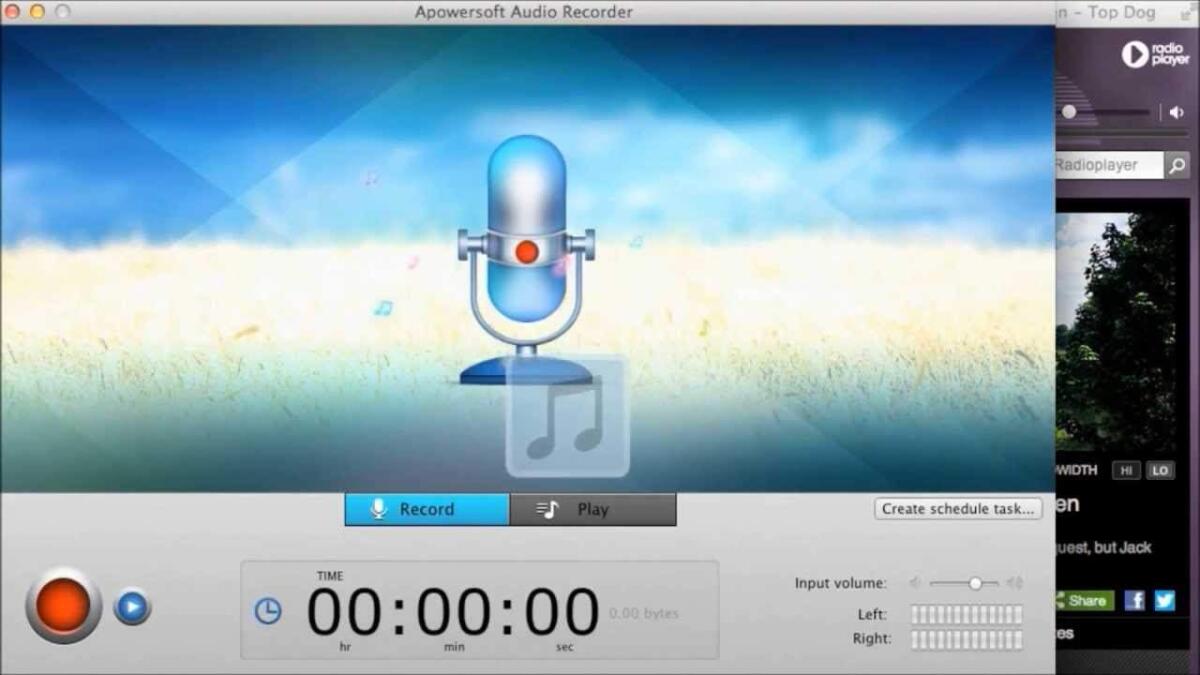 Download Apowersoft Audio Recorder for Mac gratis fino a Febbraio - 
